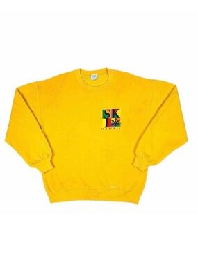 Vintage Crazy Shirts Hawaii SKI Hawaii Crew Neck Sweatshirt - Size Large